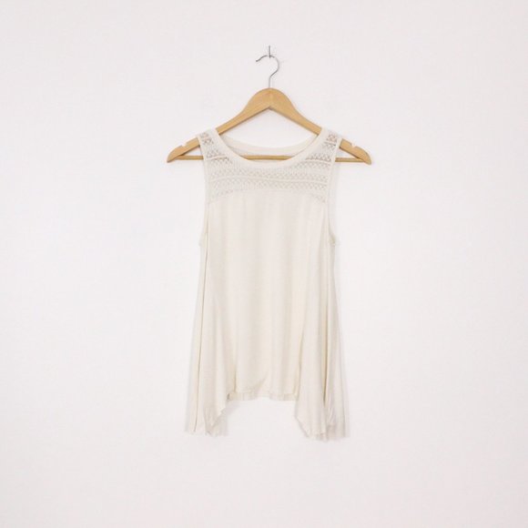 *American Eagle Outfitters White Tank Top - Picture 5 of 7